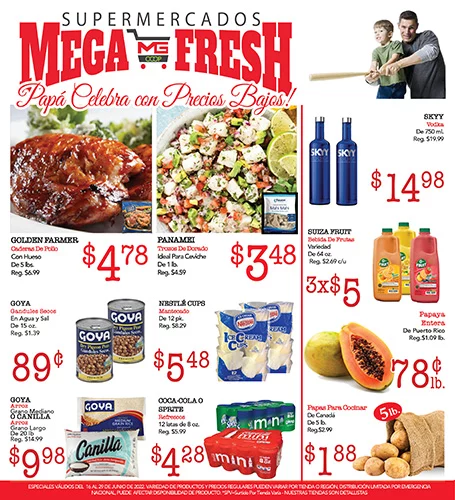 Especiales de Supermercados Mega Fresh - ¡Refresca el verano con precios bajos!