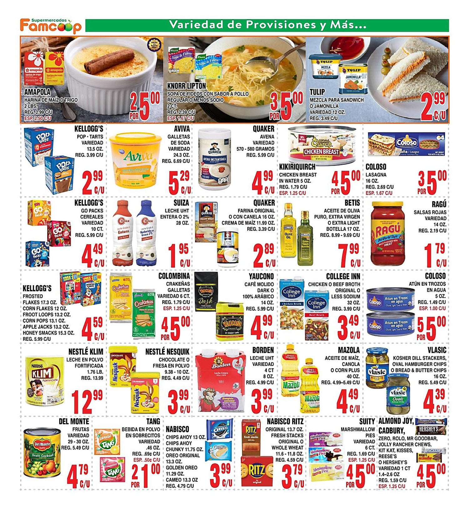 Página 2 del Shopper de Famcoop. Válido del 28/05/2026 al 10/06/2026